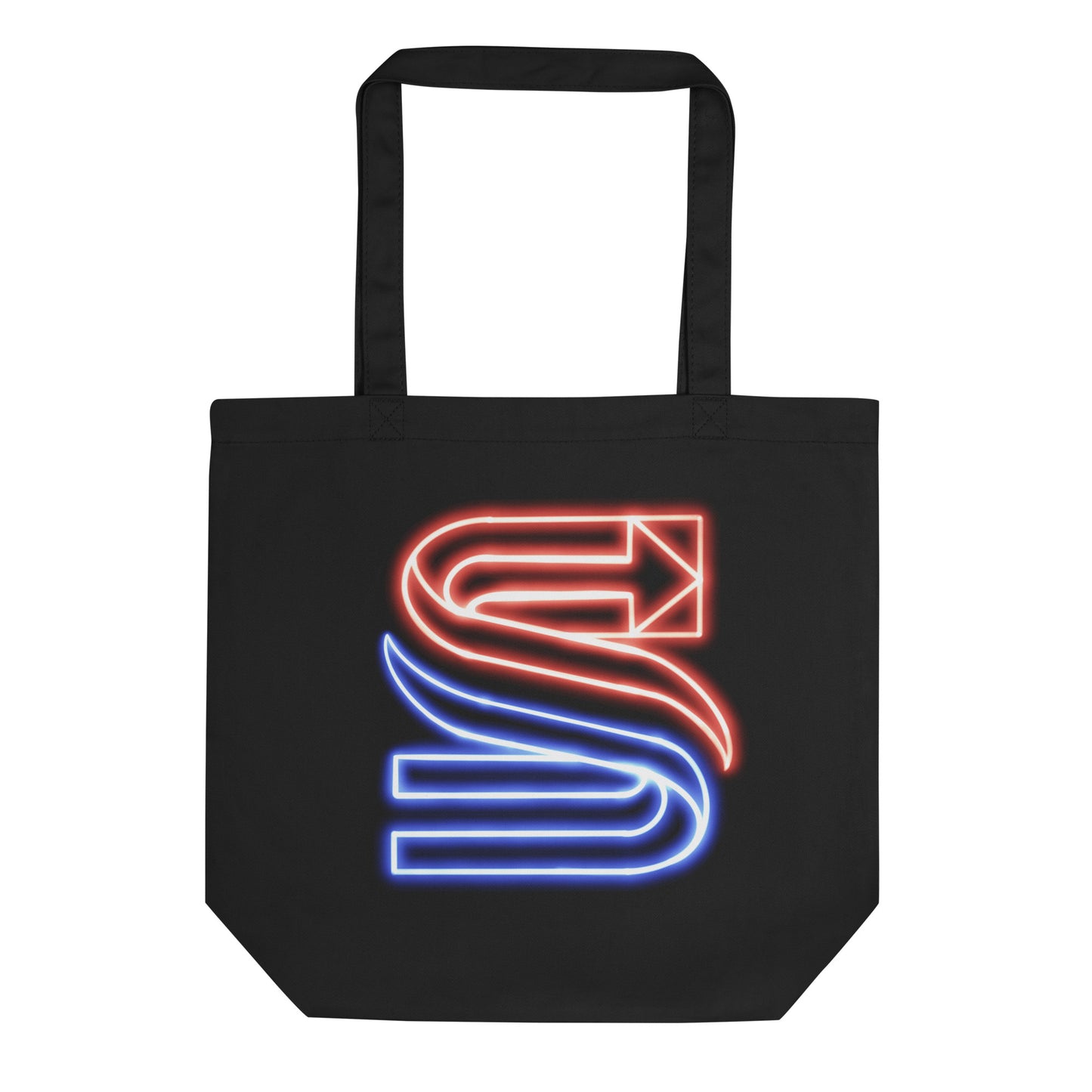 Eco Tote Bag - Neon Lights Logo