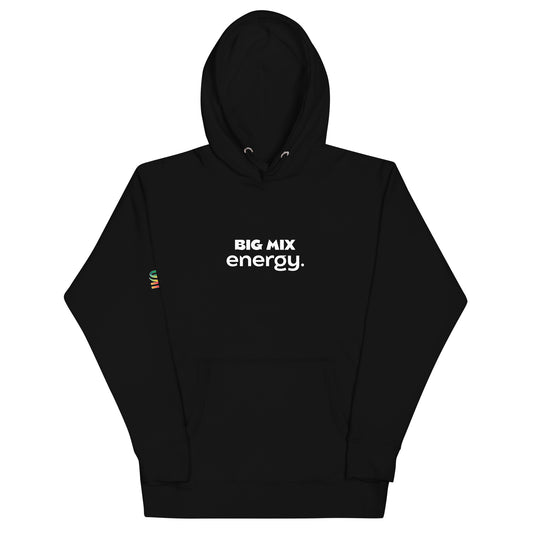 Unisex Hoodie "BIG MIX energy/main logo sleeve"