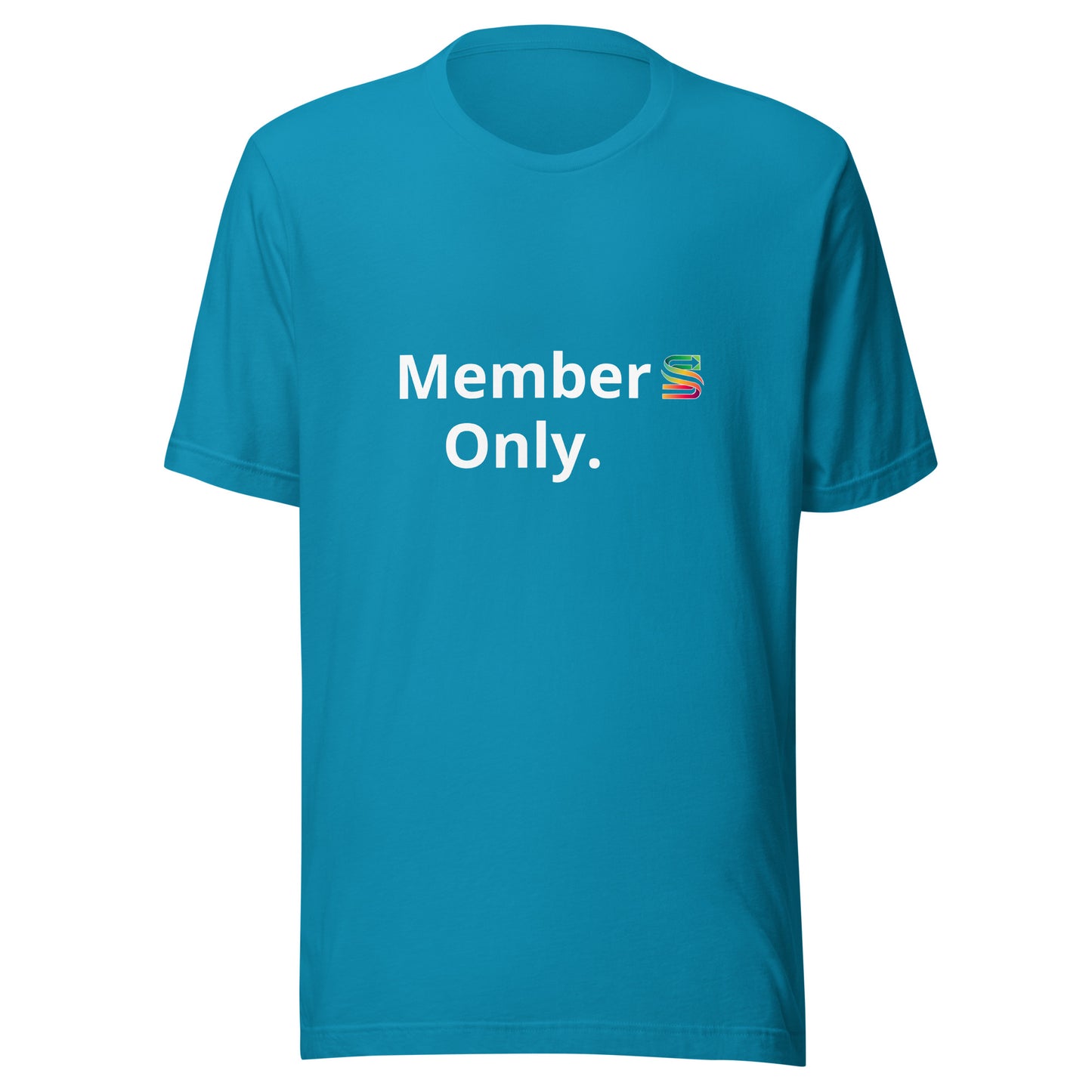 Unisex t-shirt "members only" hidden in plain sight main logo