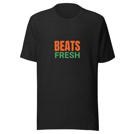 Unisex t-shirt "beats fresh/main logo back"