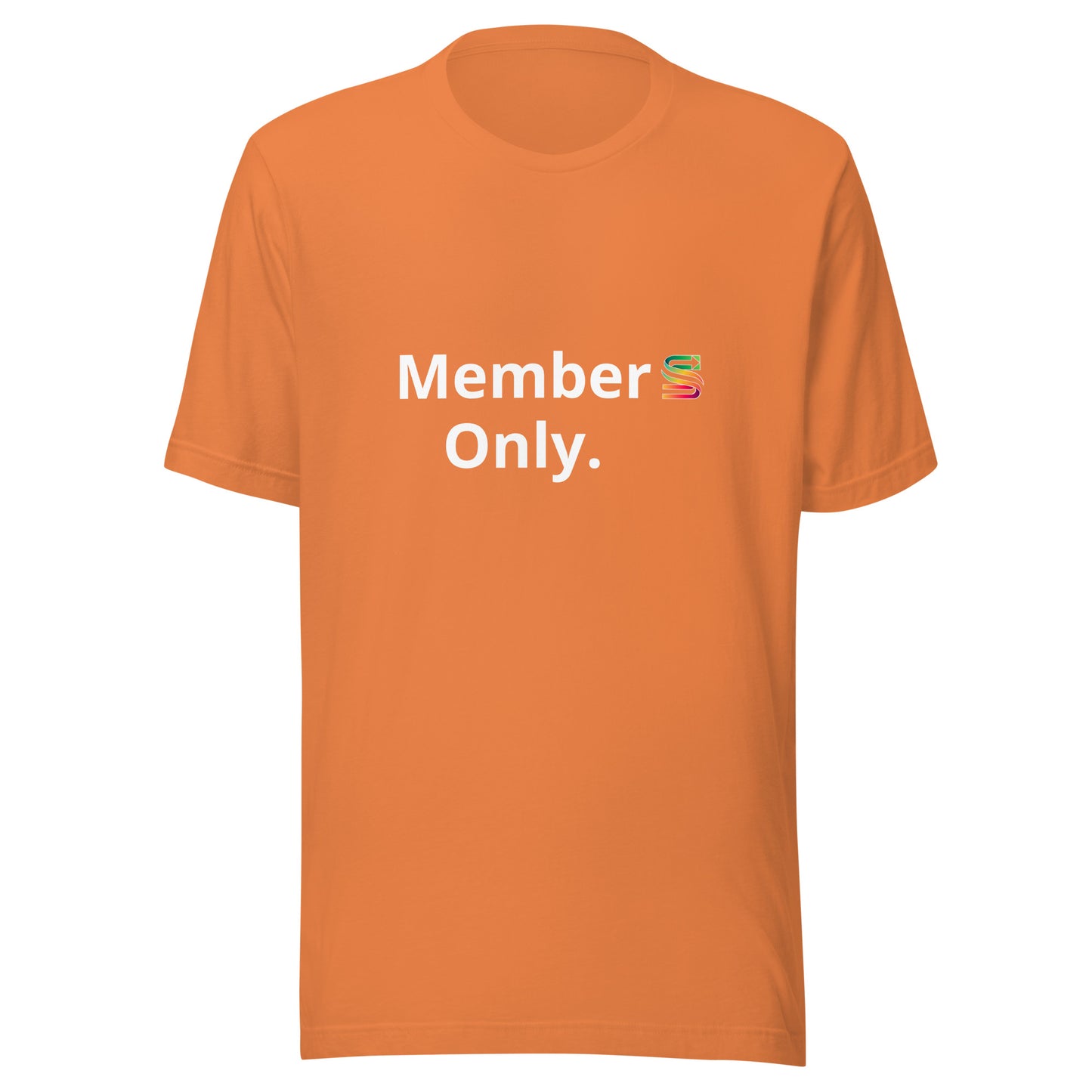 Unisex t-shirt "members only" hidden in plain sight main logo