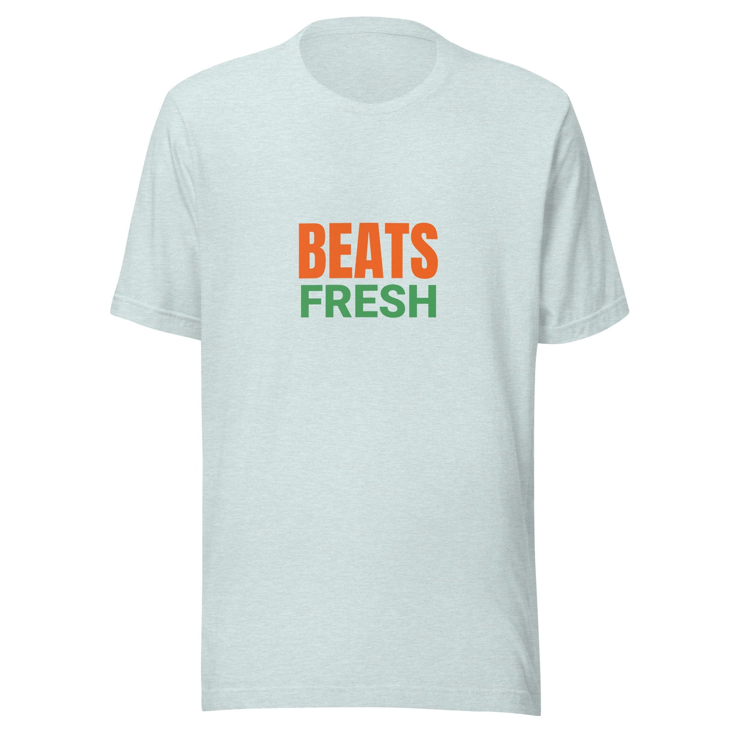 Unisex t-shirt "beats fresh/main logo back"