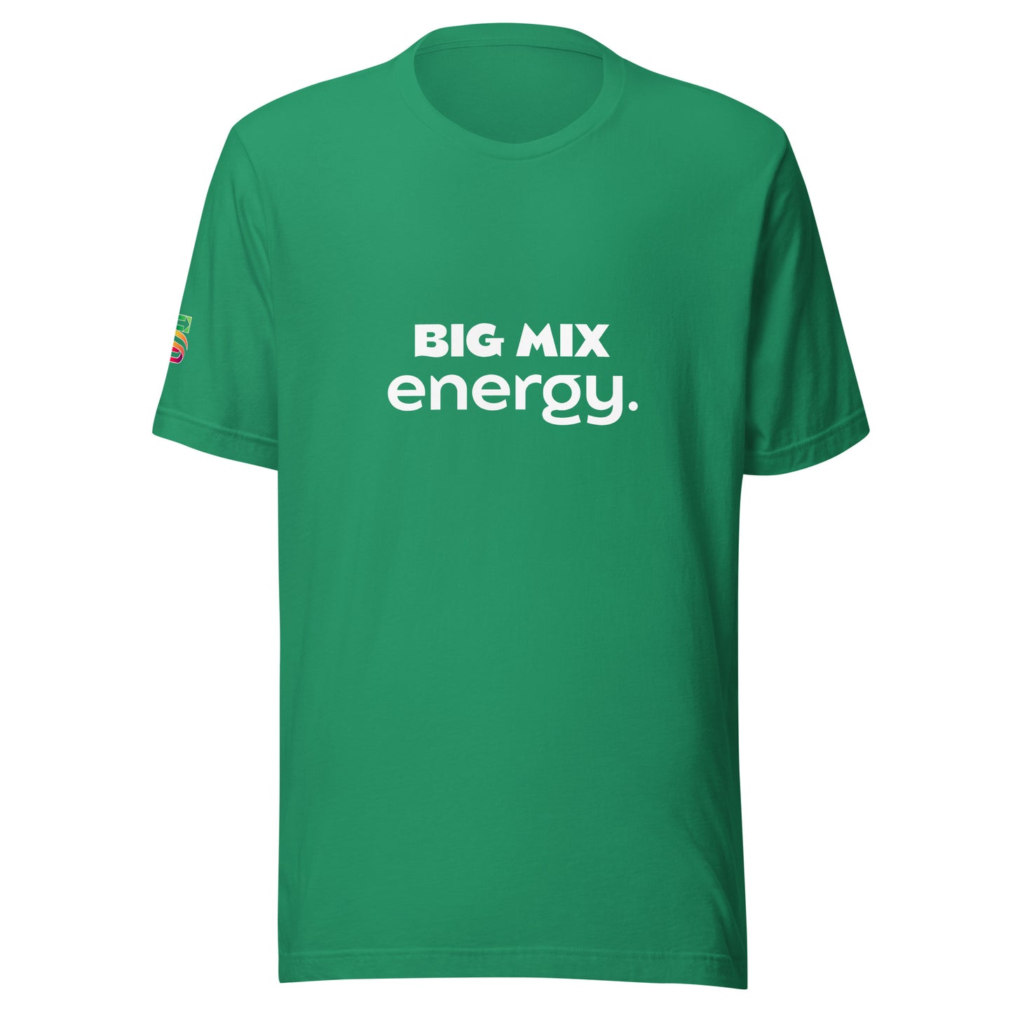 Unisex t-shirt "BIG MIX energy / main logo sleeve"