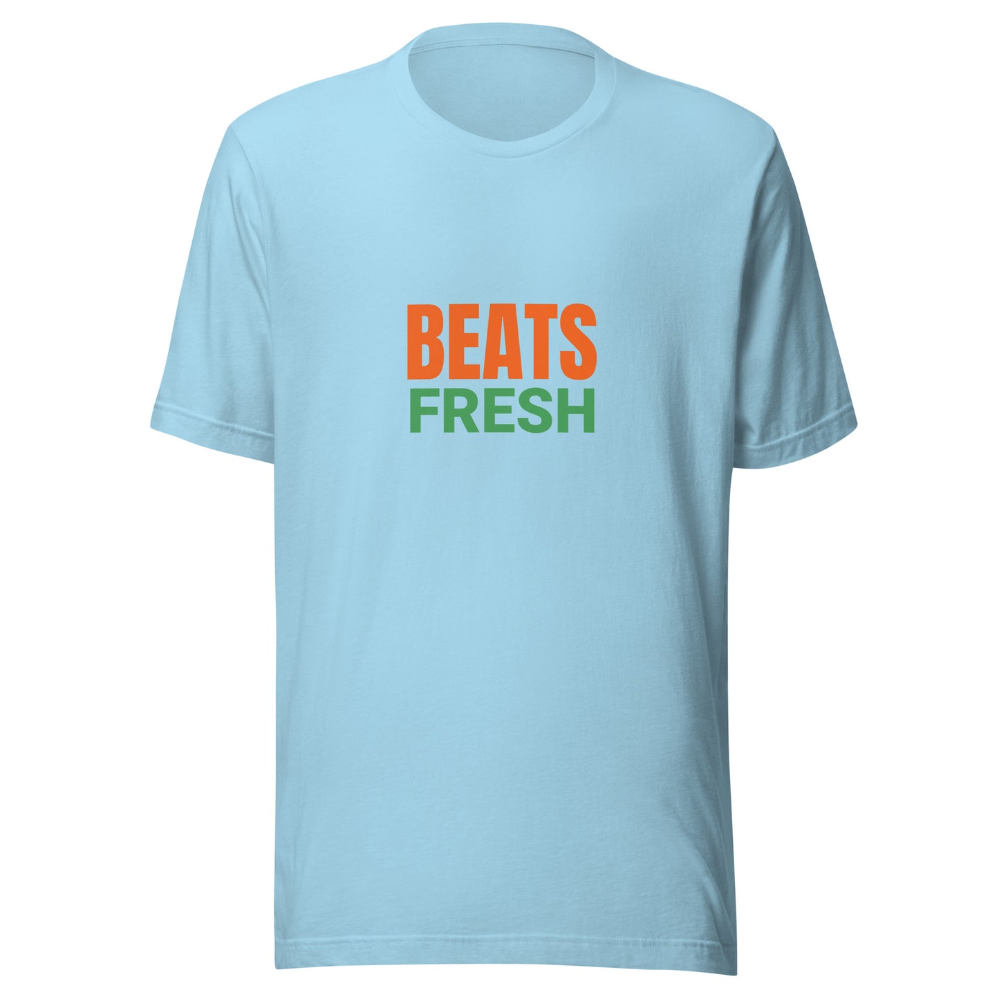 Unisex t-shirt "beats fresh/main logo back"