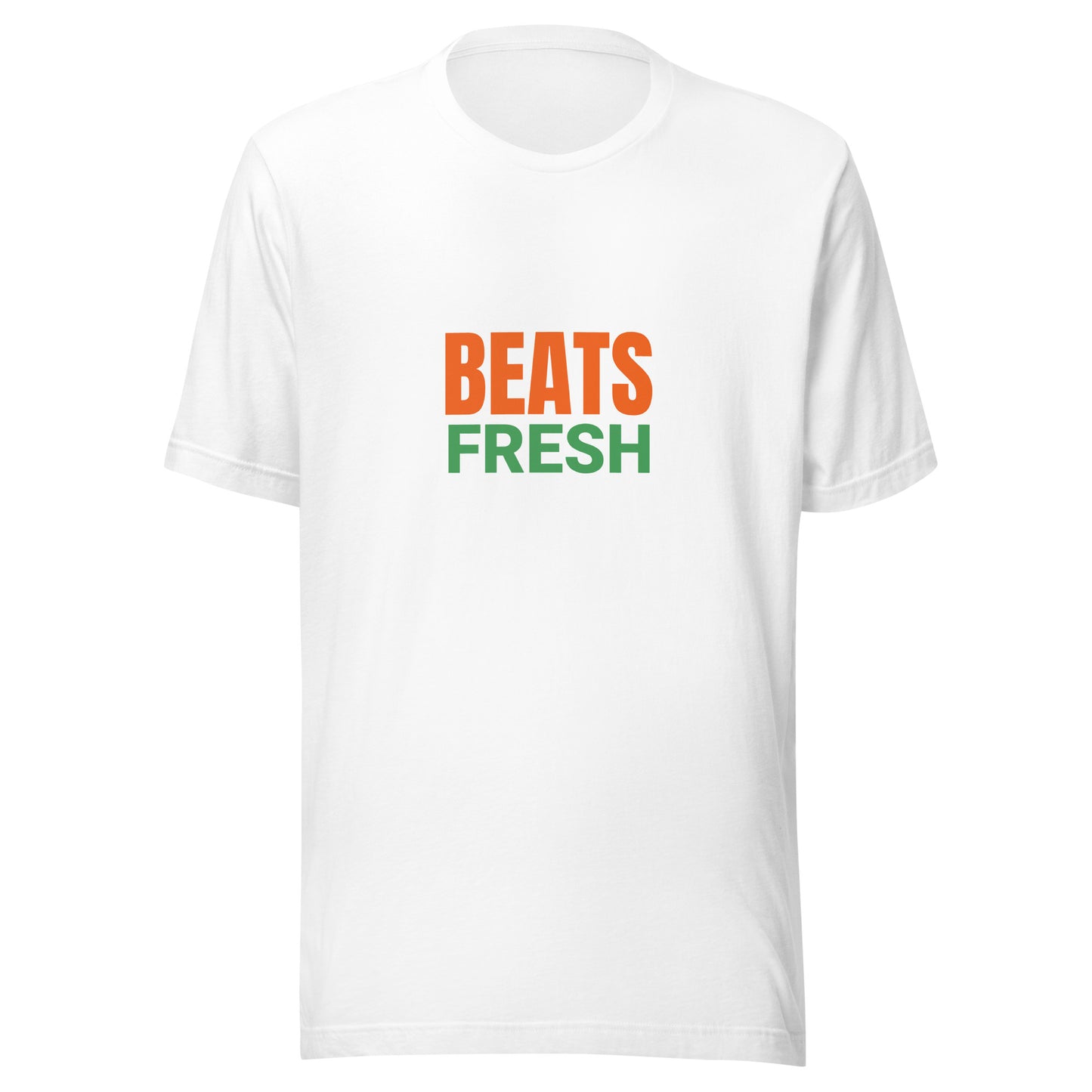 Unisex t-shirt "beats fresh/main logo back"