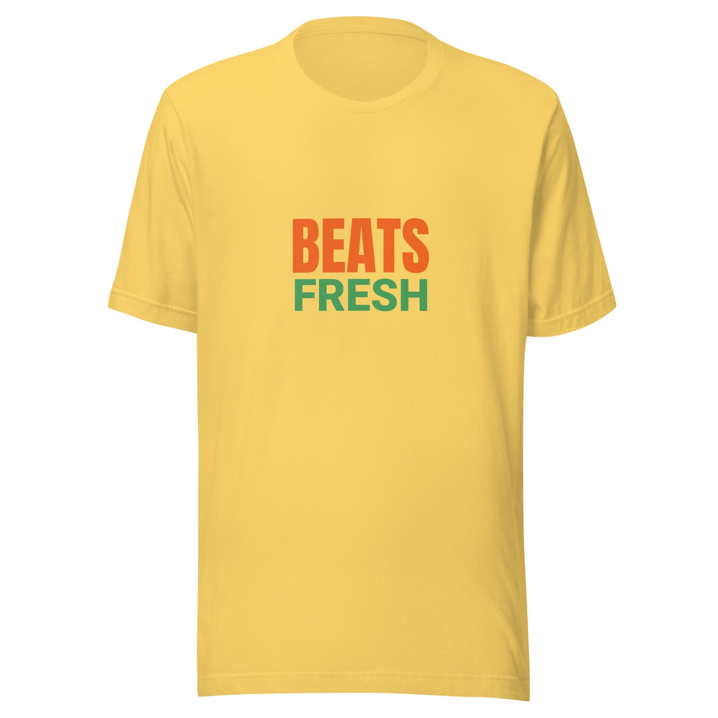 Unisex t-shirt "beats fresh/main logo back"