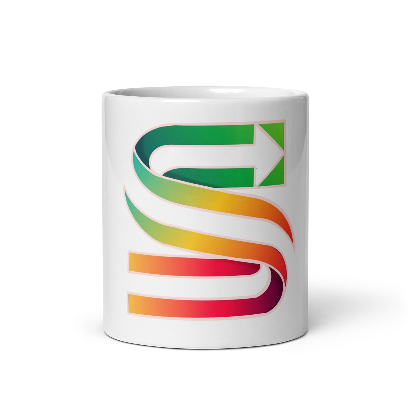 White glossy mug "main logo"