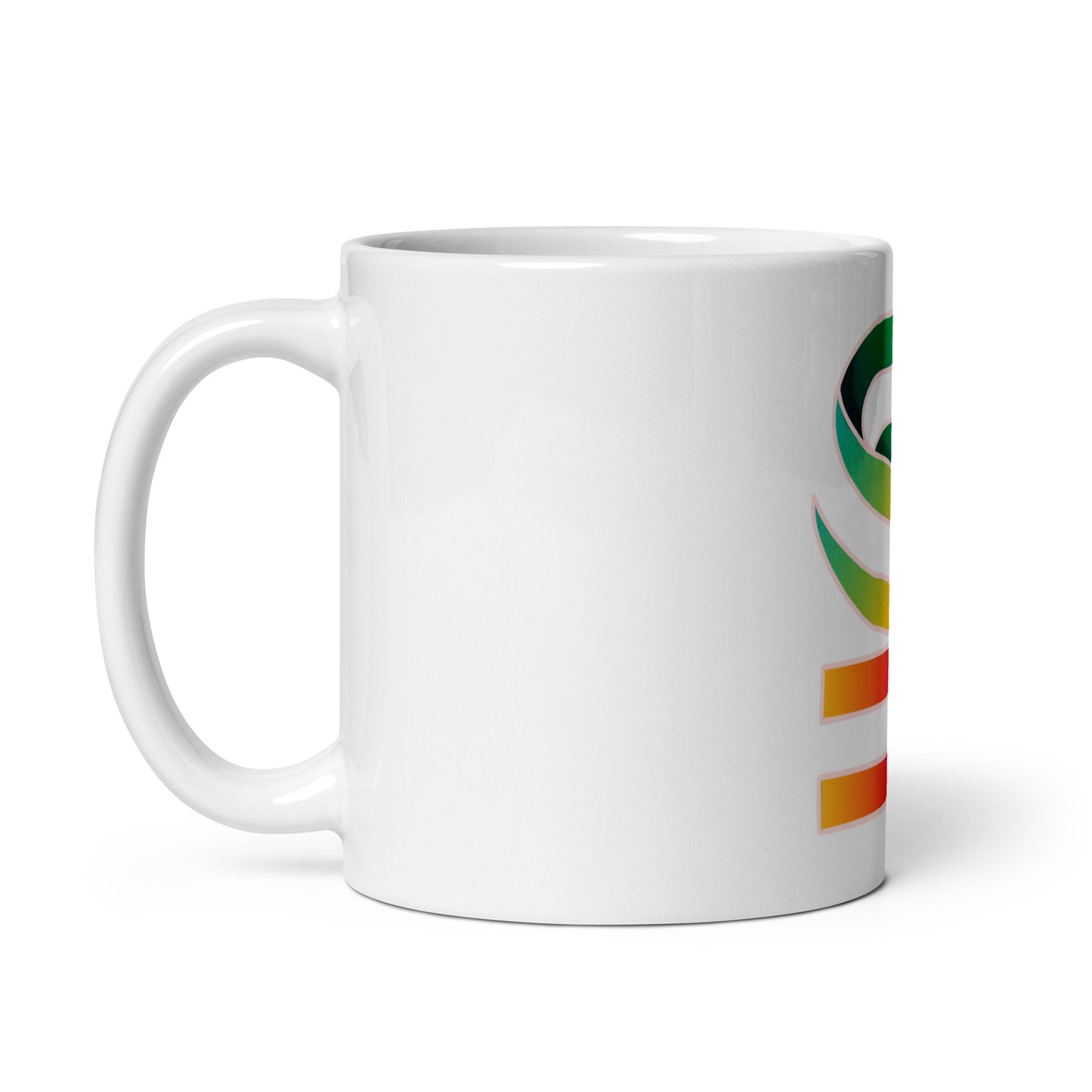 White glossy mug "main logo"