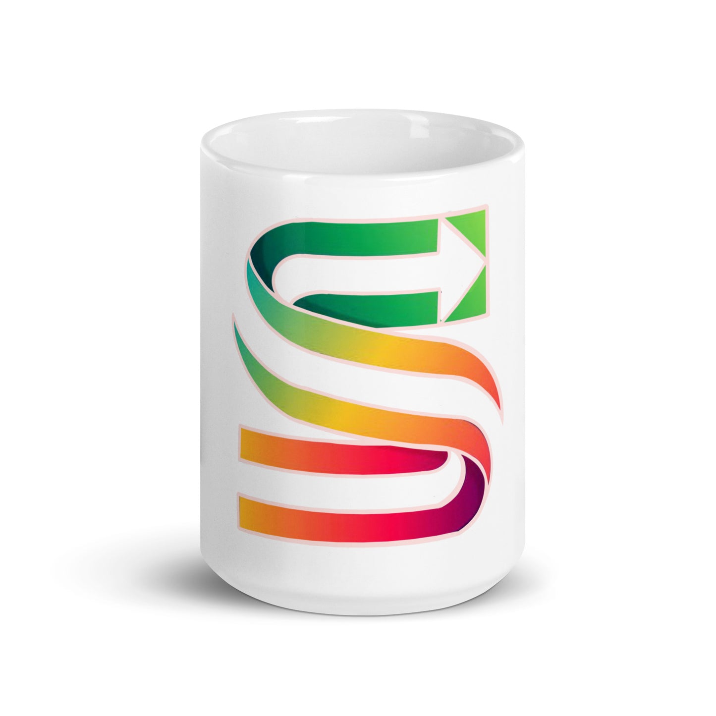 White glossy mug "main logo"