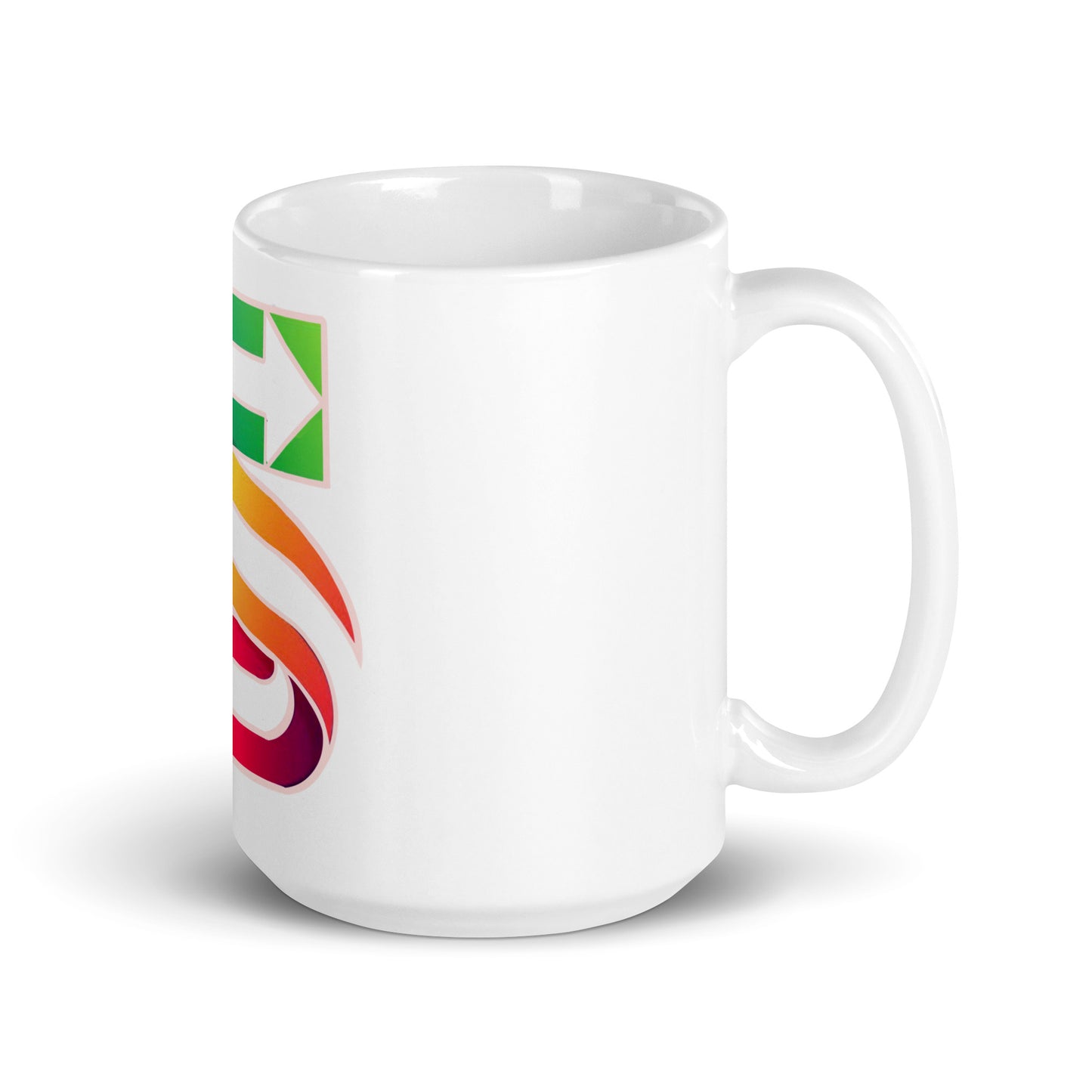 White glossy mug "main logo"