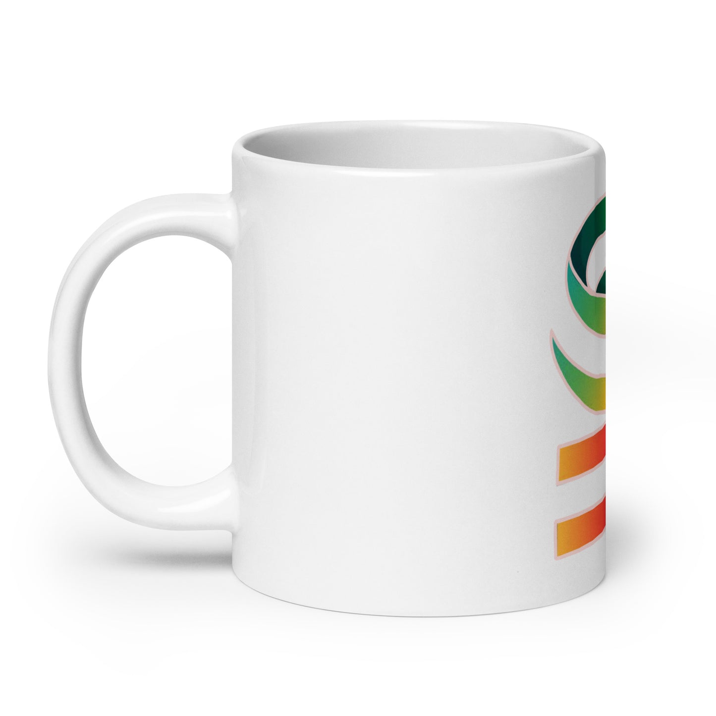 White glossy mug "main logo"